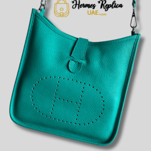 Hermès Mini Evelyne shoulder bag in blue