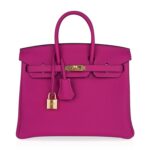 Hermes Birkin 25 Rose Pourpre Pink Bag