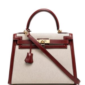 Hermès Kelly 28 Crinoline Rouge H Box Bag