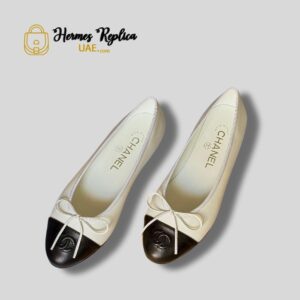 Chanel leather ballet flats