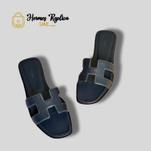 Hermes Oran leather flip flops