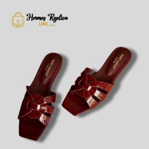 Saint Laurent Paris Tribute Flat Slides