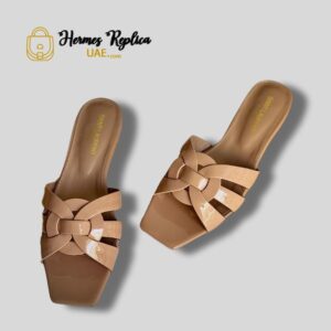 Tribute Flat Sandals in Patent Leather