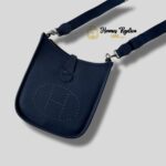 Hermes Evelyn TPM Shoulder Bag Navy blue