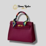Hermes Kelly 25 Black Epsom PHW