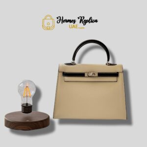Hermes Mini Kelly 20 Craie Epsom