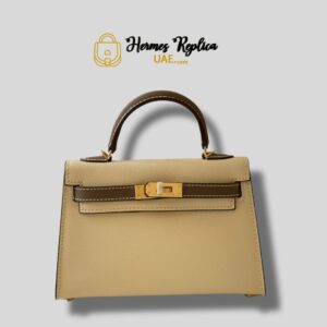 Hermes Mini Kelly 20 Etoupe Epsom