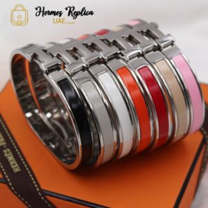 Hermes Cuff Silver Hardware Thin